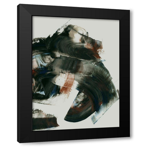 Aramis  Black Modern Wood Framed Art Print with Double Matting by Urban Road