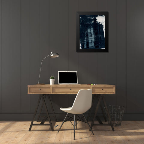 Gralyn  Black Modern Wood Framed Art Print by Urban Road