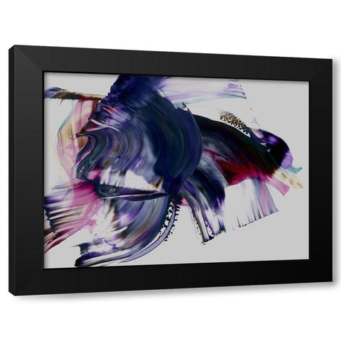 Scarborough  Black Modern Wood Framed Art Print with Double Matting by Urban Road