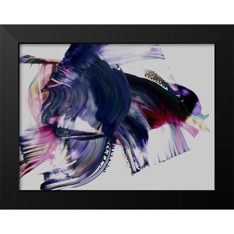 Scarborough  Black Modern Wood Framed Art Print by Urban Road