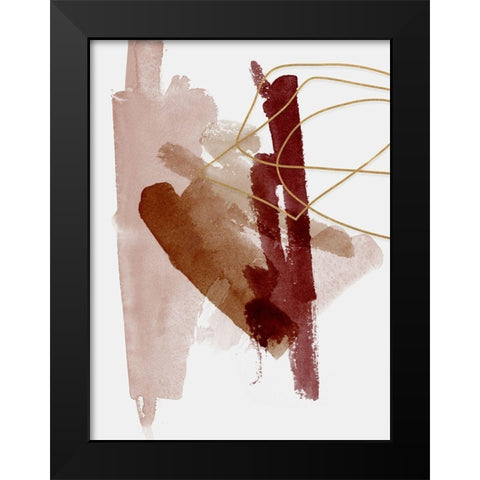 Sienna Sketch I  Black Modern Wood Framed Art Print by Urban Road