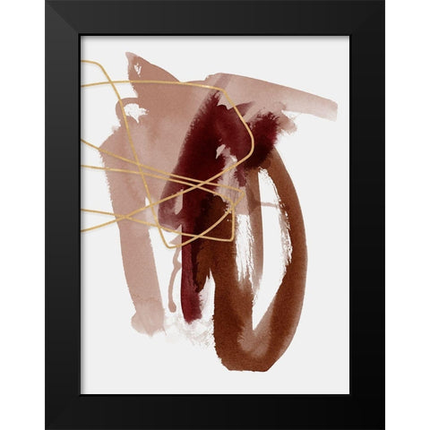 Sienna Sketch II  Black Modern Wood Framed Art Print by Urban Road