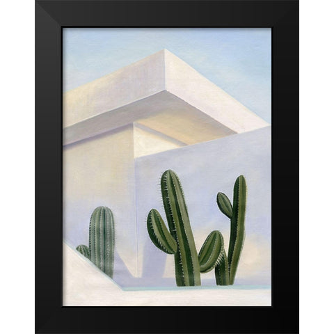 Alta Vista Drive Black Modern Wood Framed Art Print by Urban Road