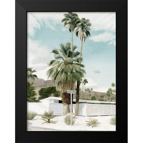 Topaz St Black Modern Wood Framed Art Print by Urban Road