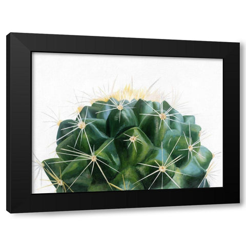 Cacti Black Modern Wood Framed Art Print by Urban Road
