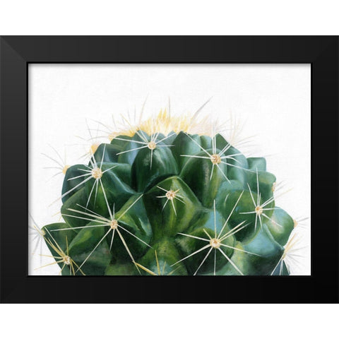 Cacti Black Modern Wood Framed Art Print by Urban Road