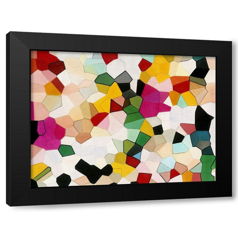 Candy Black Modern Wood Framed Art Print by Urban Road