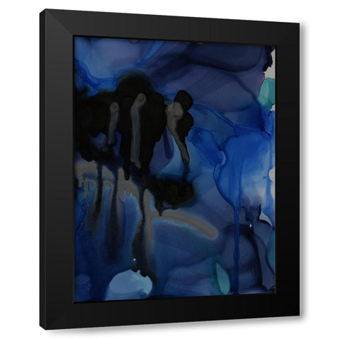 Black Beauty Black Modern Wood Framed Art Print with Double Matting by Urban Road