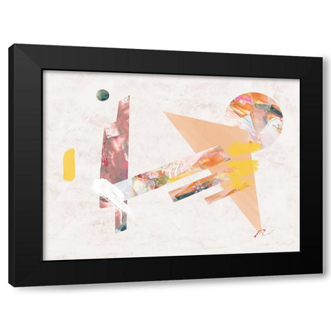 Paint Box Black Modern Wood Framed Art Print with Double Matting by Urban Road