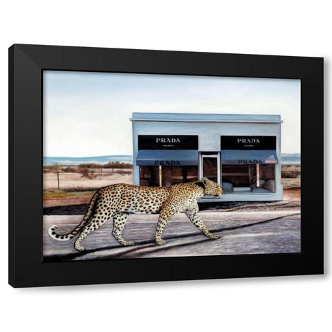 Catwalk Art Print Black Modern Wood Framed Art Print with Double Matting by Urban Road