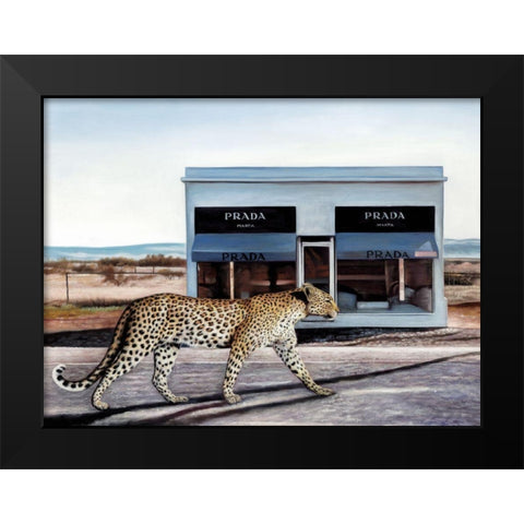 Catwalk Art Print Black Modern Wood Framed Art Print by Urban Road