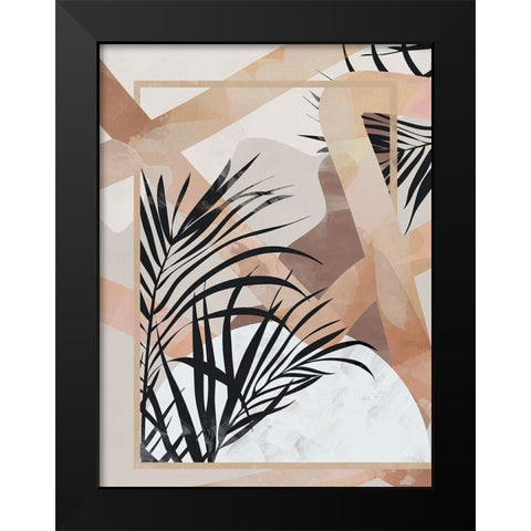 Palm Breeze II Art Print Black Modern Wood Framed Art Print by Urban Road