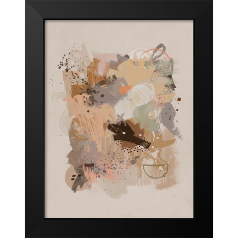 Dust Cloud Art Print Black Modern Wood Framed Art Print by Urban Road