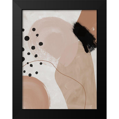 Creme Brulee II Black Modern Wood Framed Art Print by Urban Road