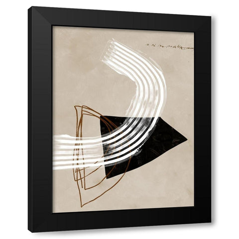 Act Natural II Black Modern Wood Framed Art Print with Double Matting by Urban Road