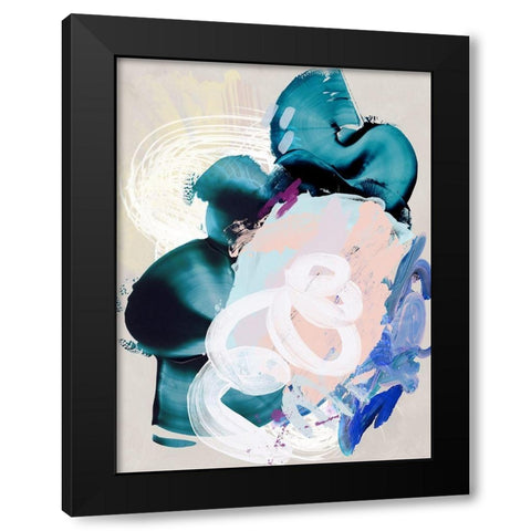 Curiouser Art Print Black Modern Wood Framed Art Print by Urban Road