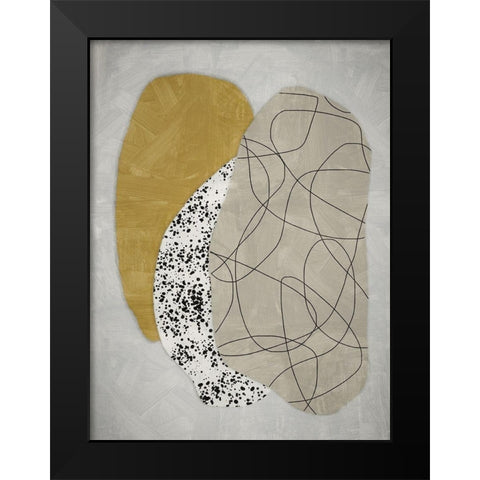 Jurassic Art Print Black Modern Wood Framed Art Print by Urban Road