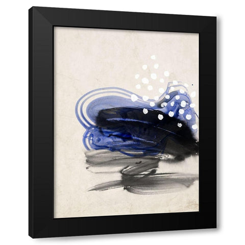 Awash I Black Modern Wood Framed Art Print by Urban Road