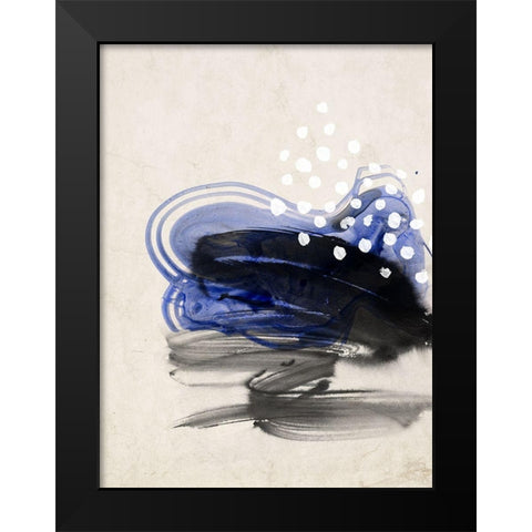 Awash I Black Modern Wood Framed Art Print by Urban Road