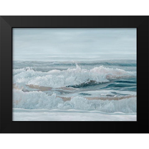 Pebbly Beach  Black Modern Wood Framed Art Print by Urban Road