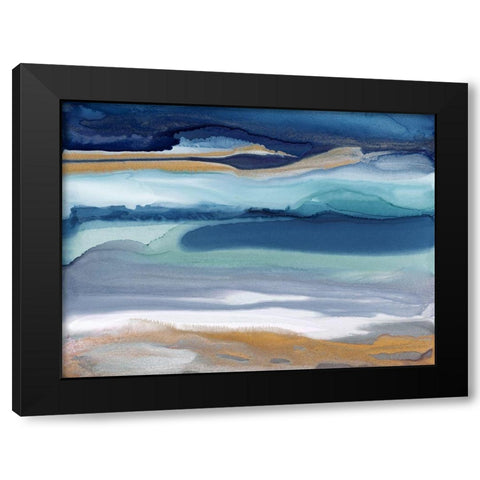 Great Oyster Bay  Black Modern Wood Framed Art Print with Double Matting by Urban Road