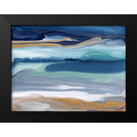 Great Oyster Bay  Black Modern Wood Framed Art Print by Urban Road