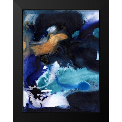 Tsunami I  Black Modern Wood Framed Art Print by Urban Road