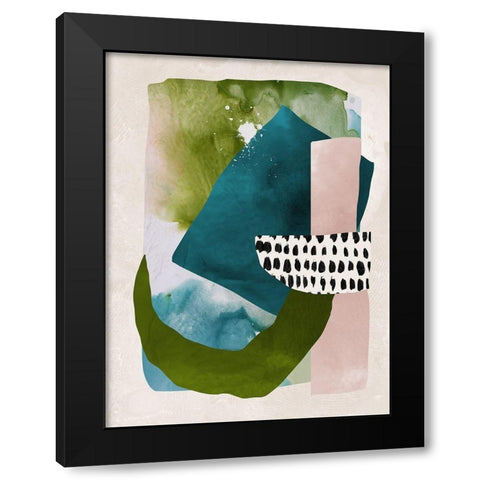 Paper Towns II  Black Modern Wood Framed Art Print by Urban Road