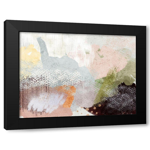 Seine  Black Modern Wood Framed Art Print with Double Matting by Urban Road