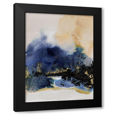 Starlight I Black Modern Wood Framed Art Print with Double Matting by Urban Road