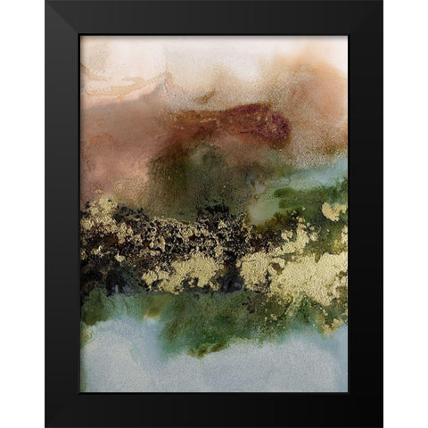 Gold Fever I Black Modern Wood Framed Art Print by Urban Road