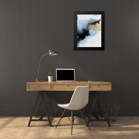 Interstellar II Black Modern Wood Framed Art Print by Urban Road