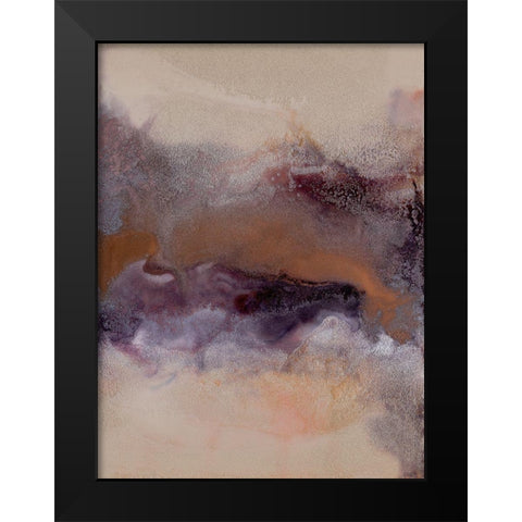 Wild Plum IV Black Modern Wood Framed Art Print by Urban Road