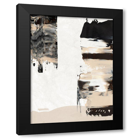Mudslide II Black Modern Wood Framed Art Print with Double Matting by Urban Road
