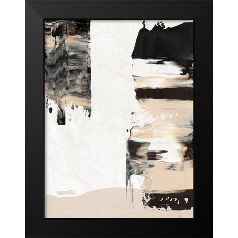 Mudslide II Black Modern Wood Framed Art Print by Urban Road