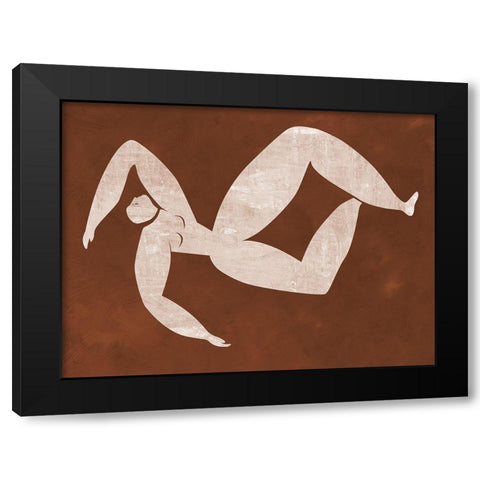 Caroline Cut-Out III Black Modern Wood Framed Art Print with Double Matting by Urban Road