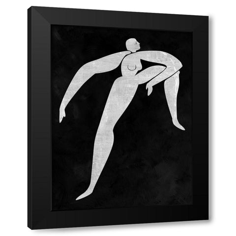 Monique Cut-Out II Black Modern Wood Framed Art Print with Double Matting by Urban Road