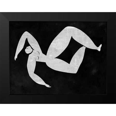 Monique Cut-Out III Black Modern Wood Framed Art Print by Urban Road