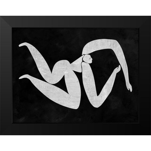 Monique Cut-Out IV Black Modern Wood Framed Art Print by Urban Road