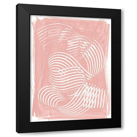 Jean I Black Modern Wood Framed Art Print with Double Matting by Urban Road