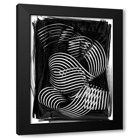 Henri I Black Modern Wood Framed Art Print with Double Matting by Urban Road