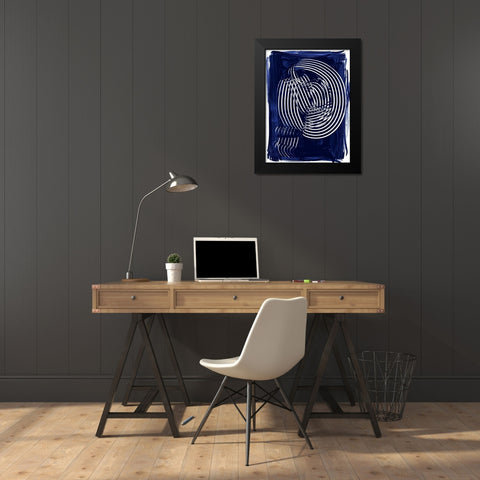 Pierre IV Black Modern Wood Framed Art Print by Urban Road