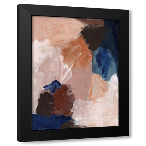 Modelling Clay II Black Modern Wood Framed Art Print by Urban Road