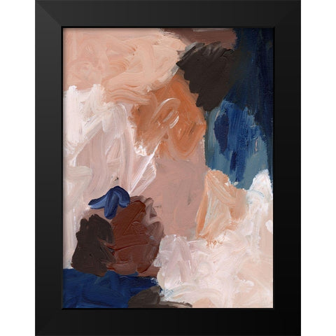 Modelling Clay II Black Modern Wood Framed Art Print by Urban Road