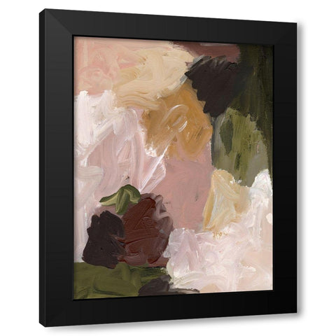 Cobblestone II Black Modern Wood Framed Art Print by Urban Road