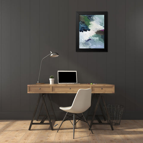 Waterlogged II Black Modern Wood Framed Art Print by Urban Road