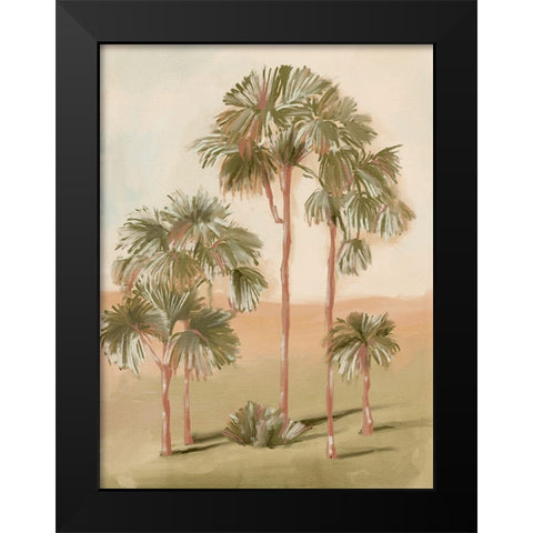 Tropical Sunset II Black Modern Wood Framed Art Print by Urban Road