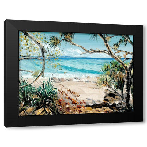 Greenmount Black Modern Wood Framed Art Print with Double Matting by Urban Road