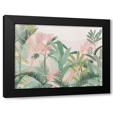 Tropical Mojito Black Modern Wood Framed Art Print with Double Matting by Urban Road