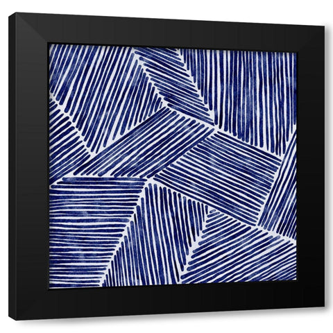 Infinite II Black Modern Wood Framed Art Print with Double Matting by Urban Road